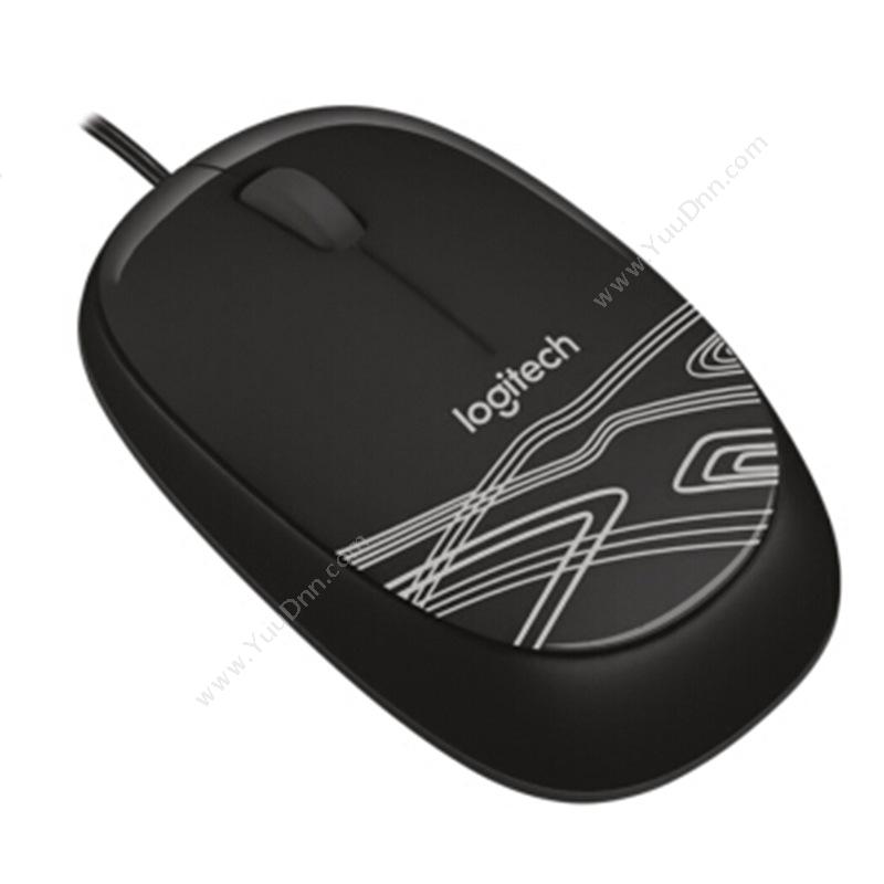 罗技 Logitech M105 （黑） 有线鼠标