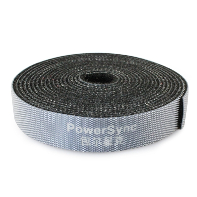 包尔星克  Powersync AMSDG0010A 双面魔术绑线带 1米 （黑） 理线扎带