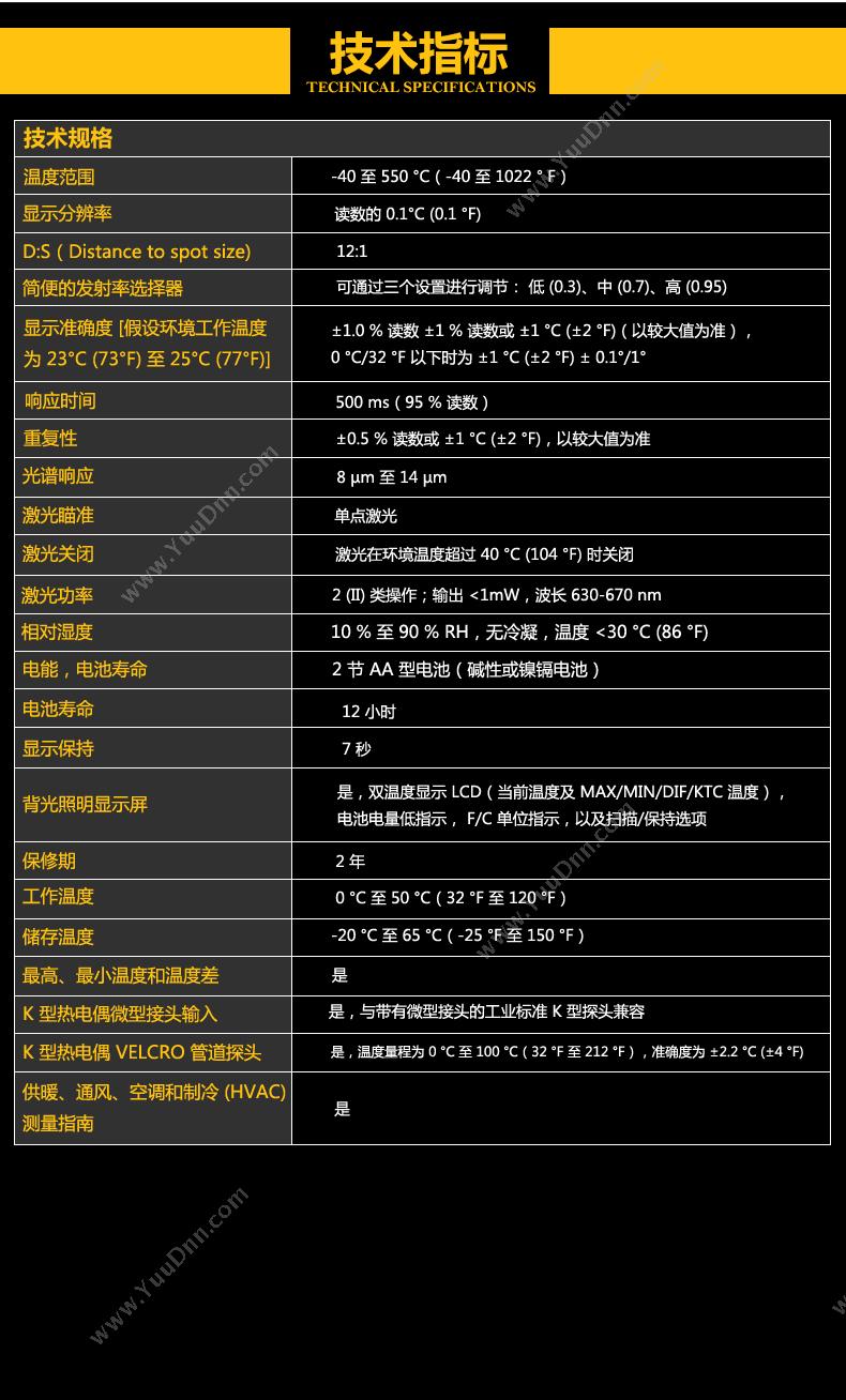 福禄克 Fluke F-561 红外测温仪