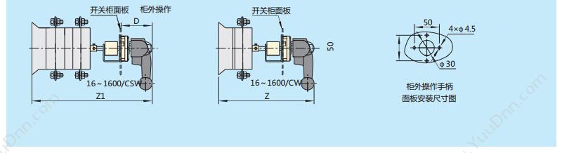 正泰 CHINT NH40-32/3 NH40 32A 柜内操作 隔离开关