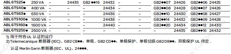 施耐德 Schneider ABL6TS04J 隔离变压器