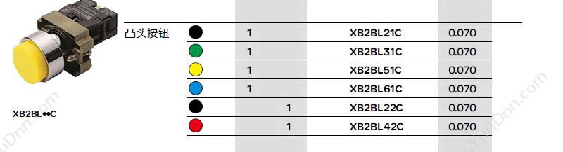 施耐德 Schneider XB2BC21C XB2 蘑菇 （ZB2BZ101C+ZB2BC2C） 蘑菇头按钮