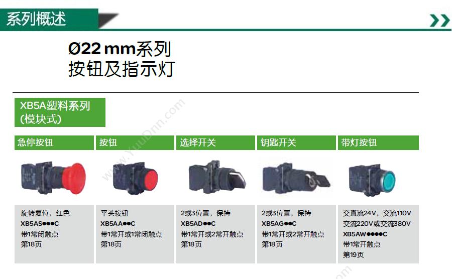 施耐德 Schneider ZB5AV003 指示灯头