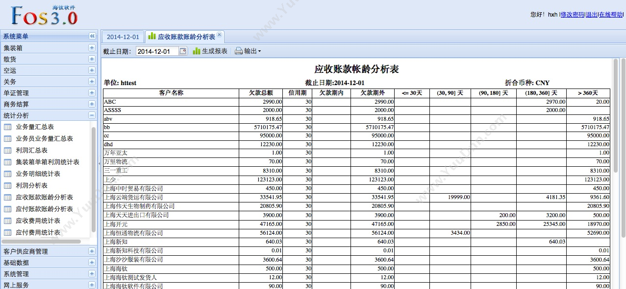 上海海钛软件科技有限公司 海钛FOS货代管理系统 WMS仓储管理