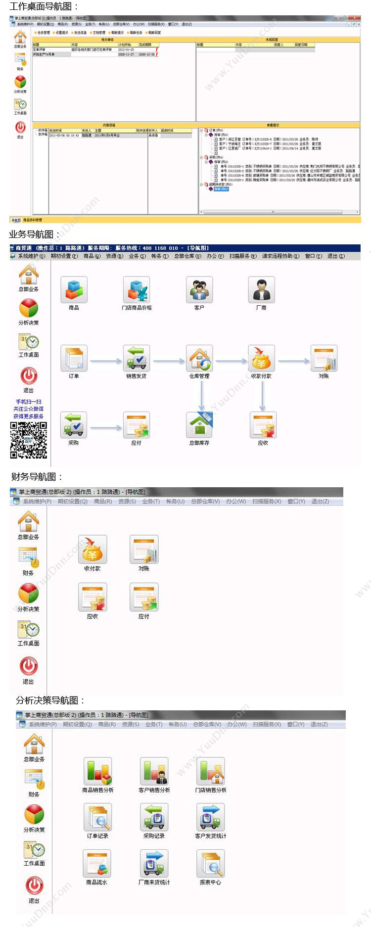 潮州市路路通软件技术有限公司 酒店用品行业管理软件-商贸通 酒店餐饮