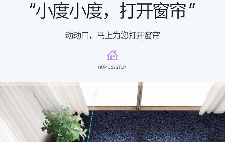 百度 Wi智能电动窗帘电机 支持小度语音控制 窗帘电机