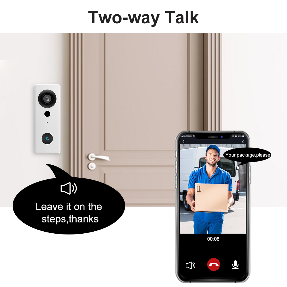 物果 Waterproof Smart WI-FI Doorbell 可视门铃