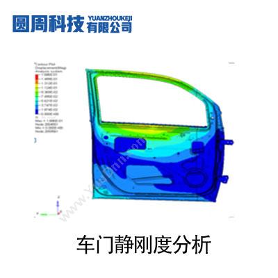 圆周科技车门静刚度分析仿真软件